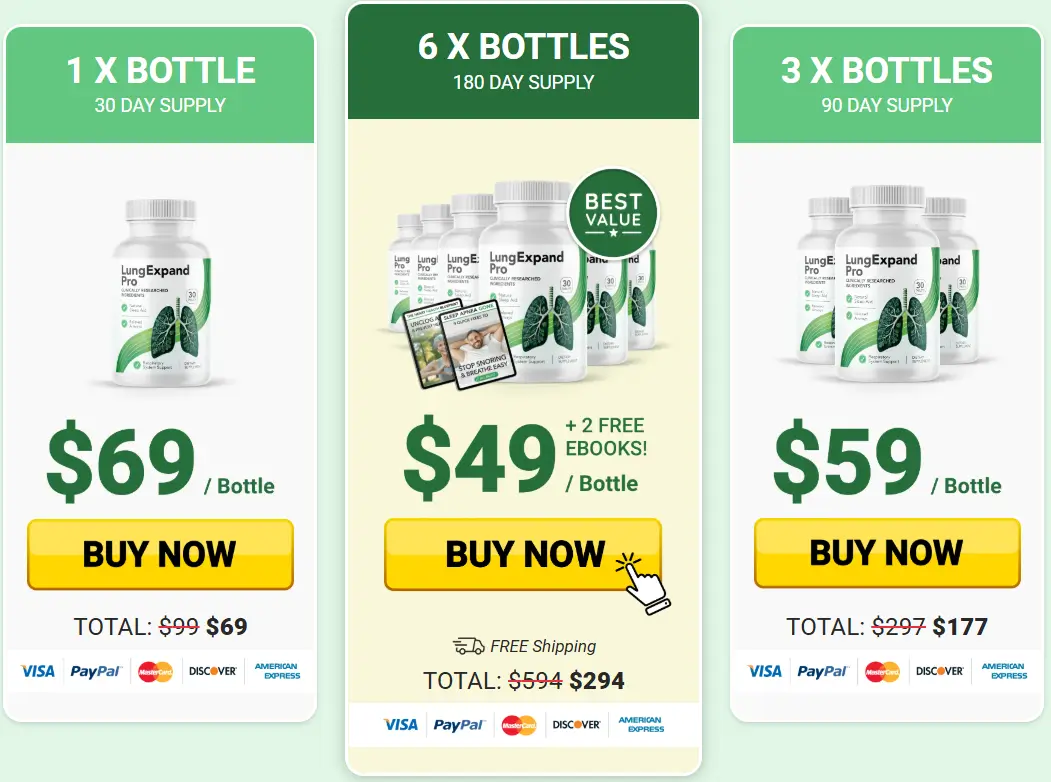 LungExpand Pro-Pricing-Options